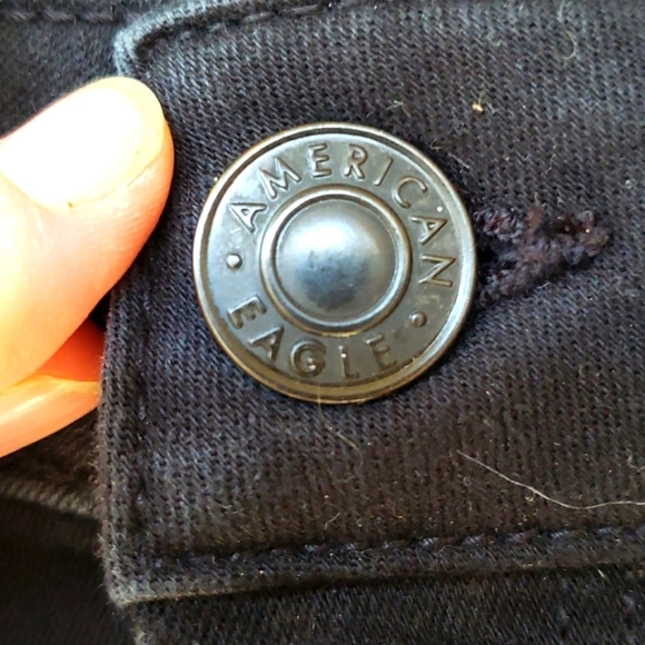 American Eagle hi-rise shortie black 10 - Picture 4 of 9